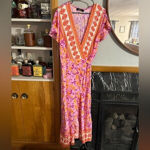 Zesica Maxi Wrap Dress